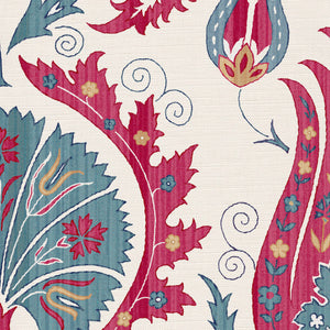 Pinky red and grey blue
