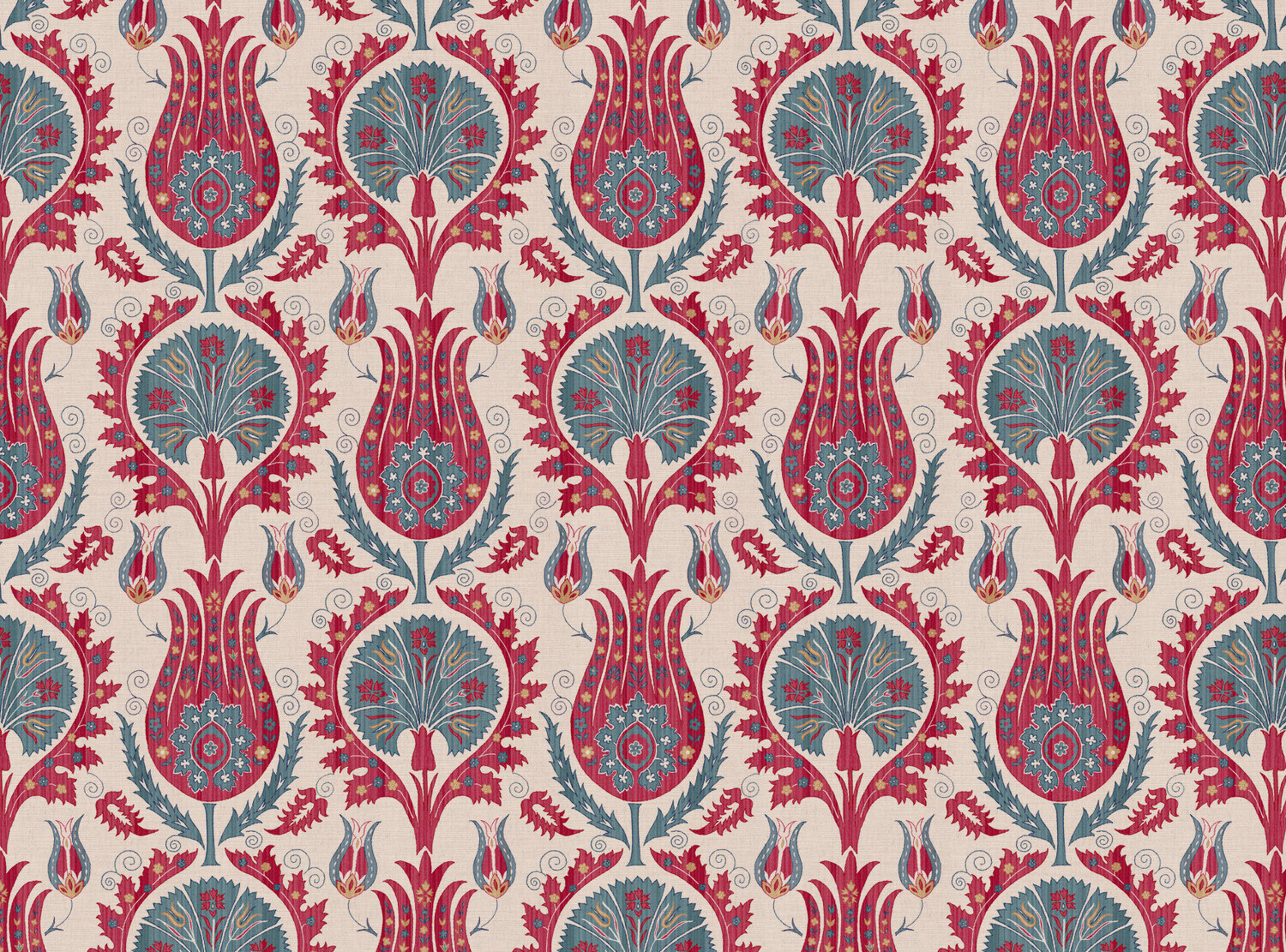 CW: Warm red and grey blue | BASE: Mercia Linen