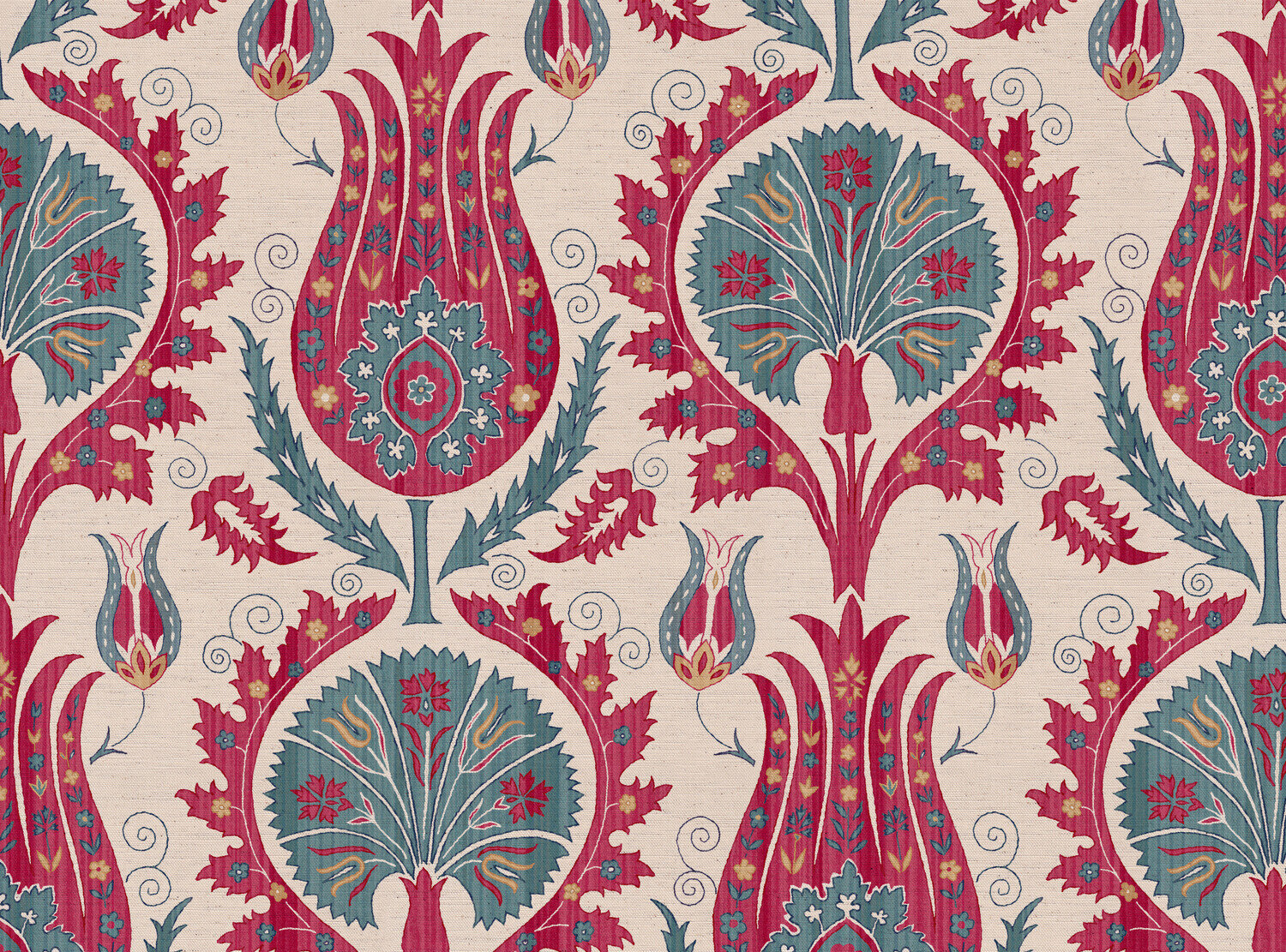 CW: Pinky red and grey blue | BASE: Natural Luxury Linen