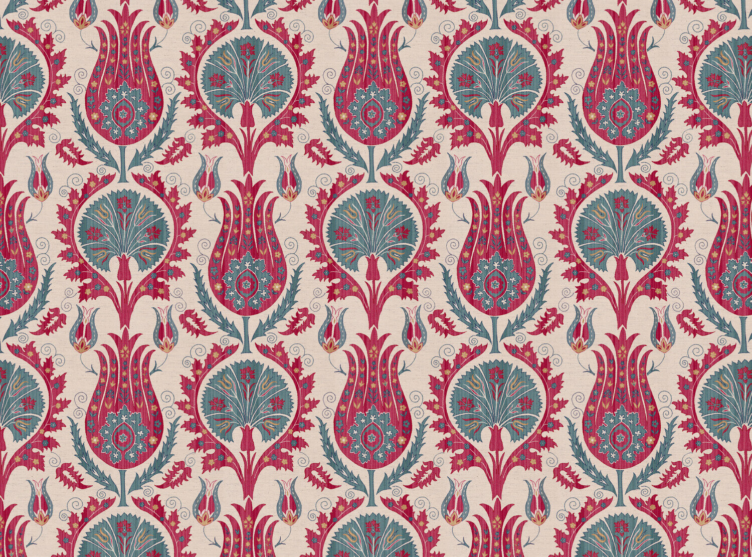 CW: Pinky red and grey blue | BASE: Natural Luxury Linen