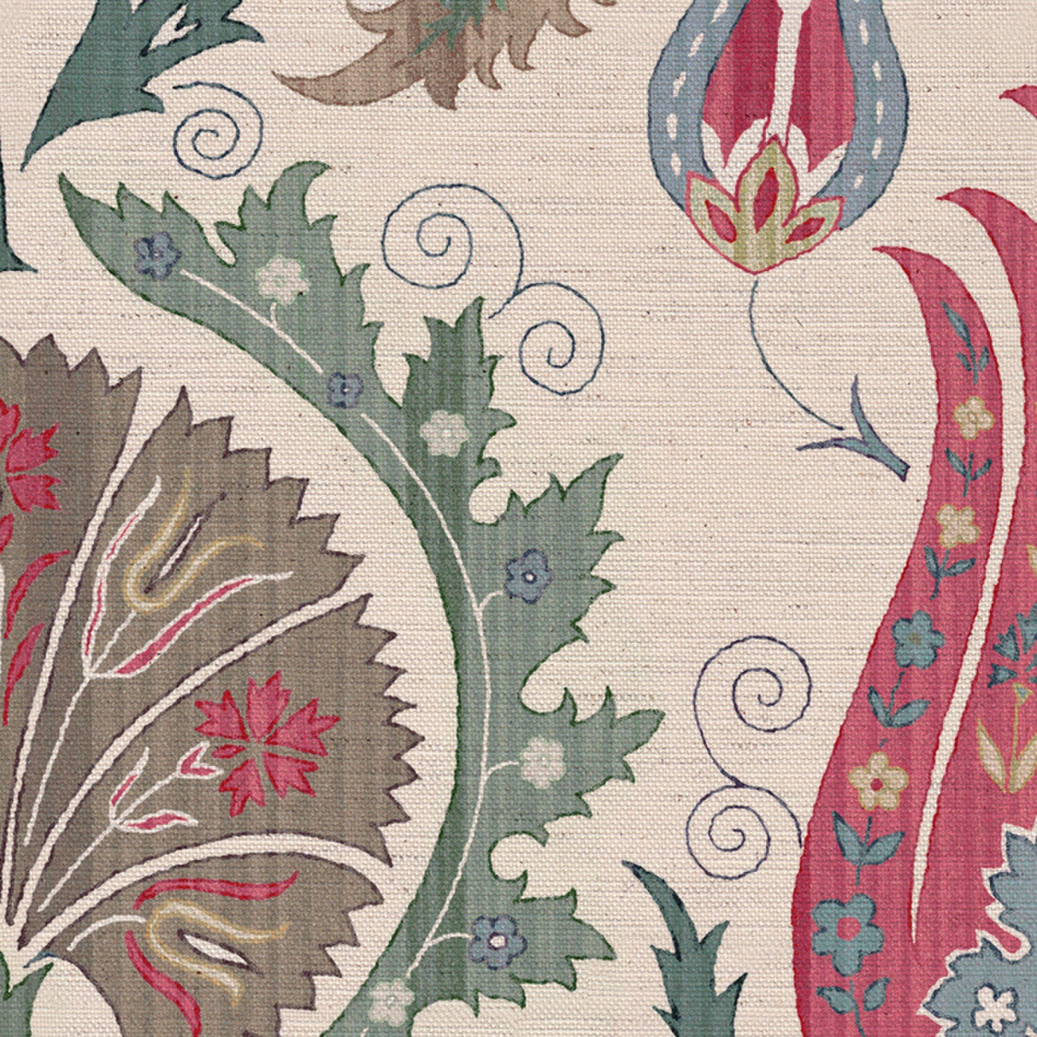 CW: Pinks and blue green | BASE: Natural Luxury Linen | HERO