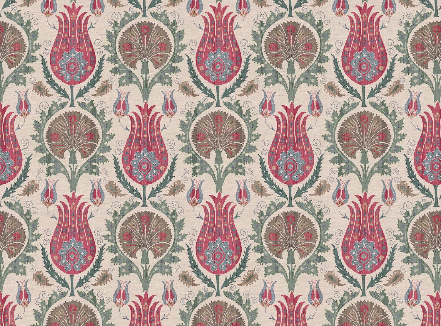 CW: Pinks and blue green | BASE: Natural Luxury Linen