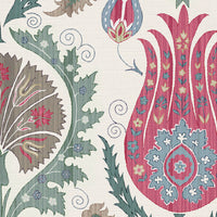 Pinks and blue green