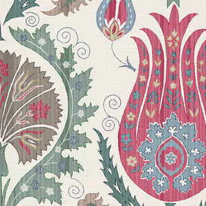 Pinks and blue green