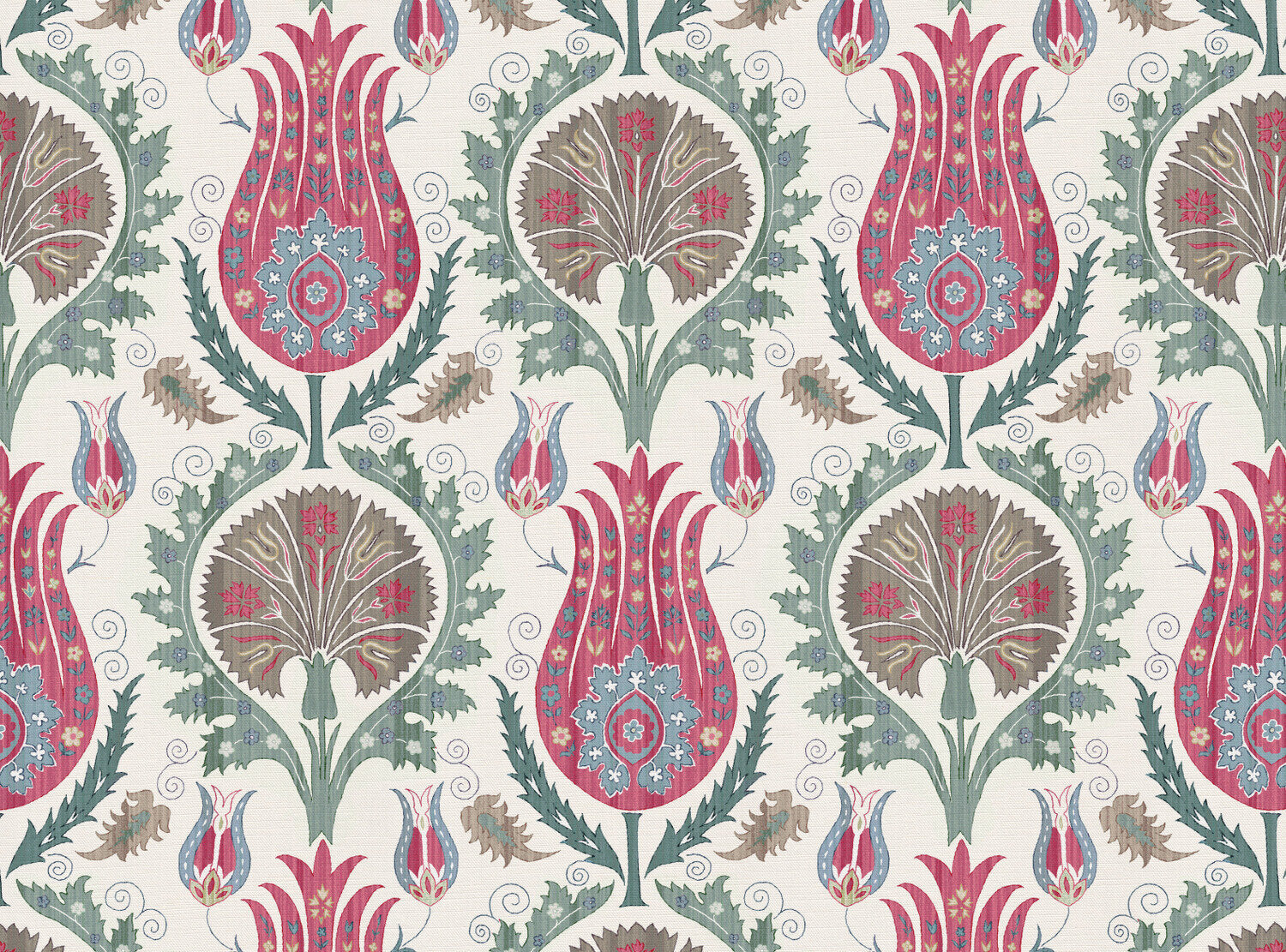 CW: Pinks and blue green | BASE: Luxury Linen
