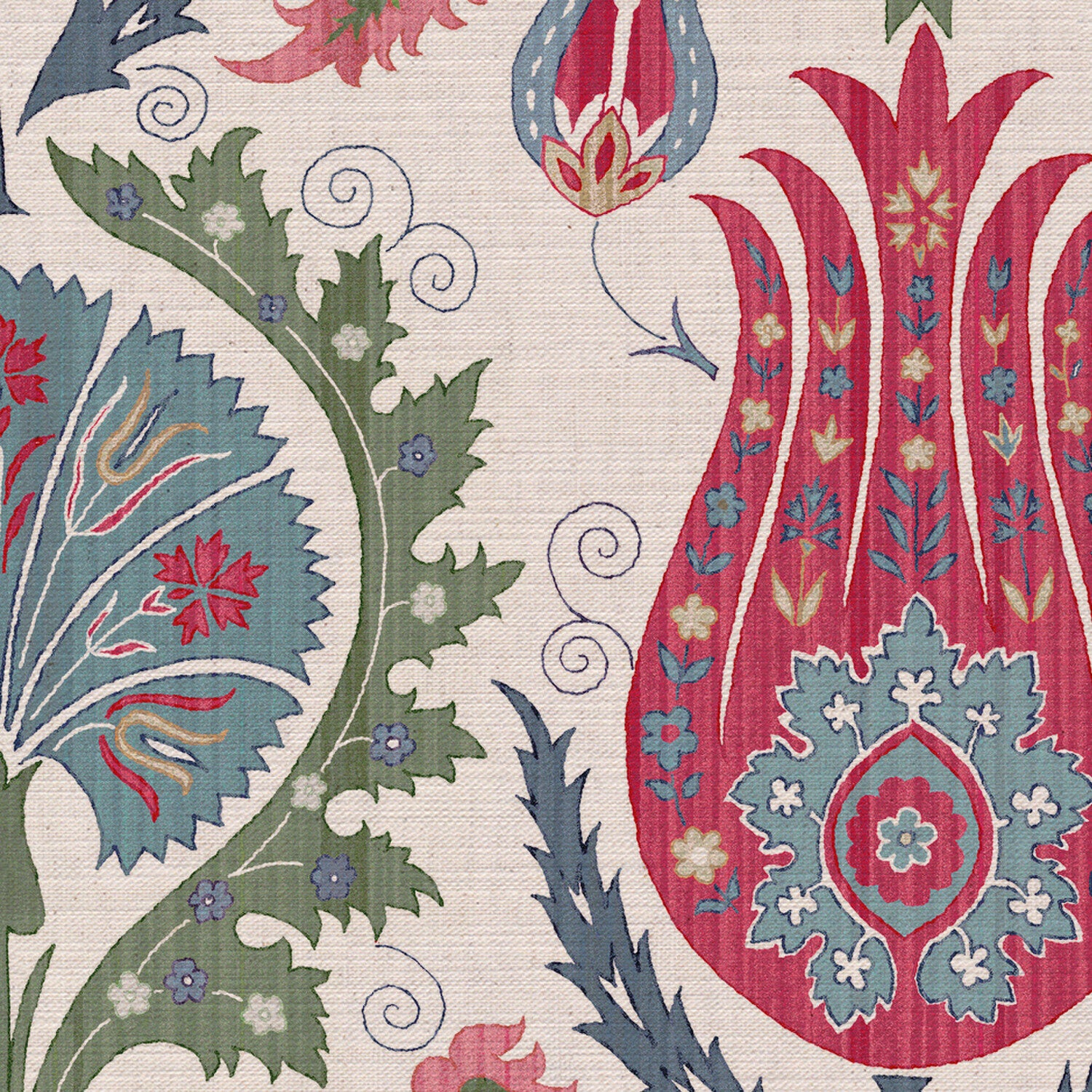 CW: Red blue and green | BASE: Mercia Linen | HERO