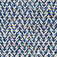 Indigo on cream