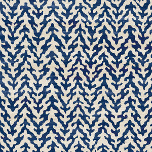 Indigo on cream