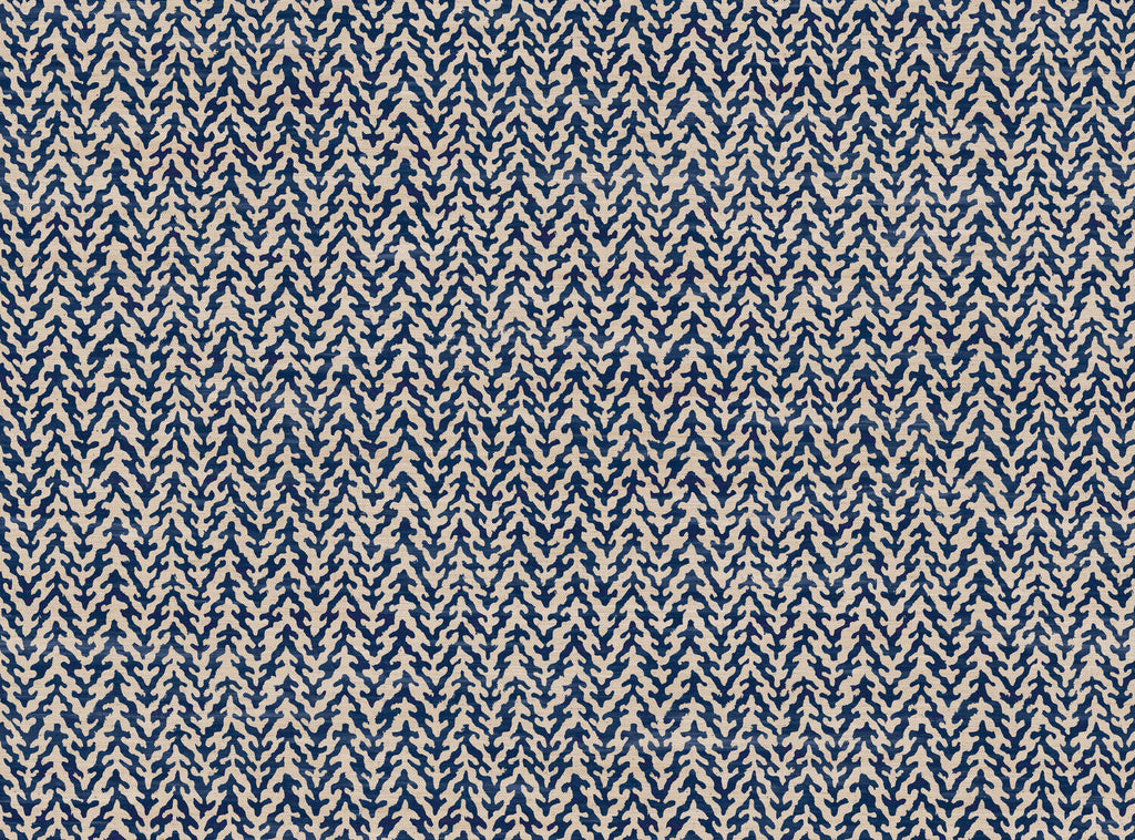 CW: Indigo on cream | BASE: Mercia Linen & Natural Luxury Linen