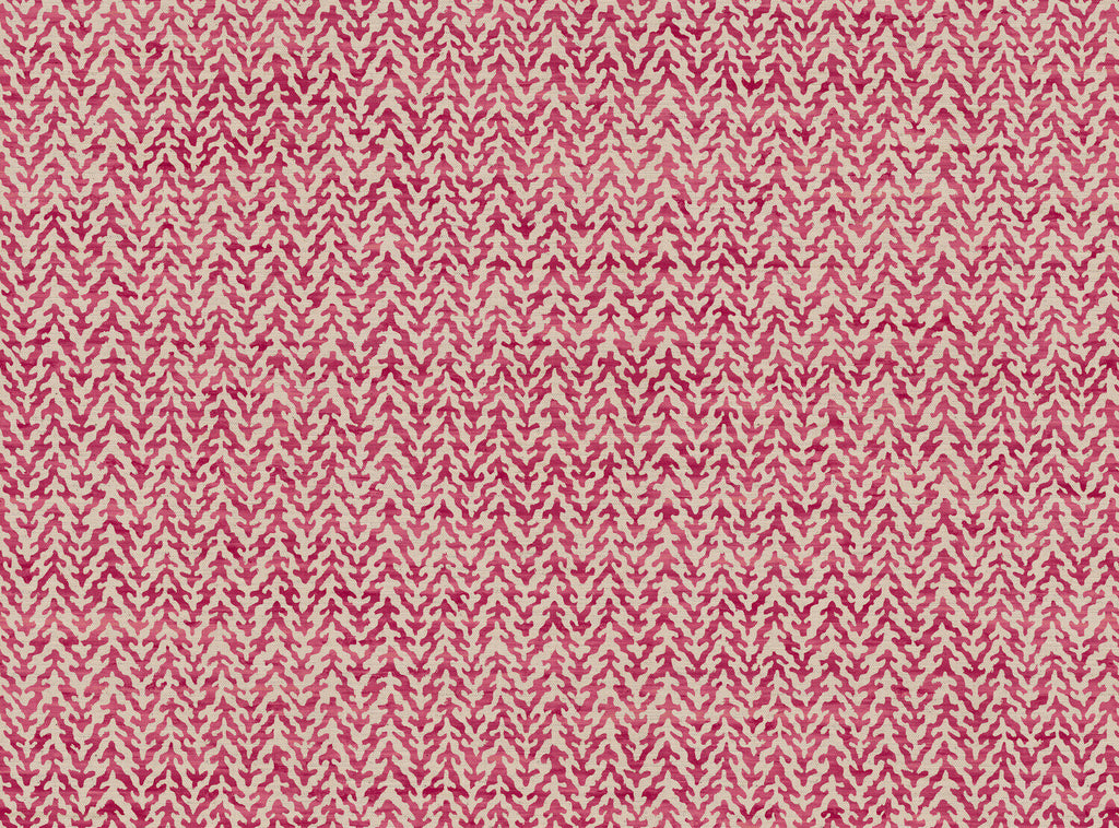 CW: Pinky red and cream | BASE: Mercia Linen & Natural Luxury Linen