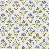 Blue and moss green