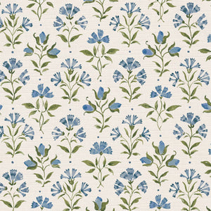 Blue and moss green