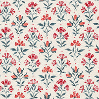 Coral and grey blue