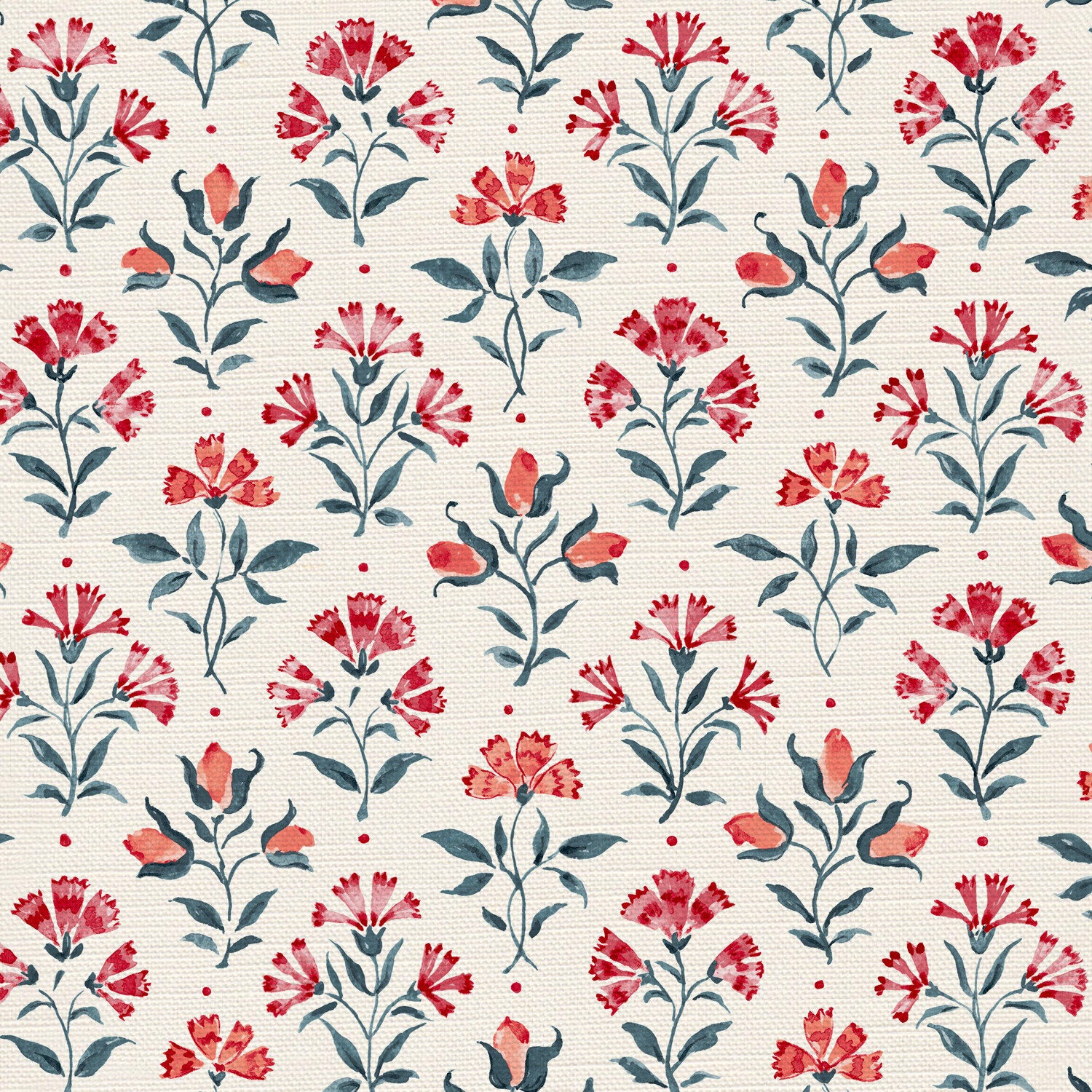 CW: Coral and grey blue | BASE: Luxury Linen | HERO