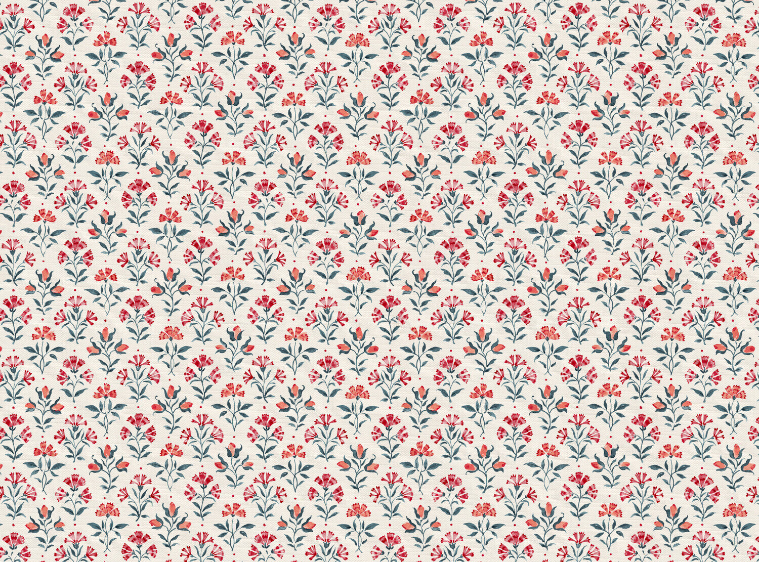 CW: Coral and grey blue | BASE: Luxury Linen