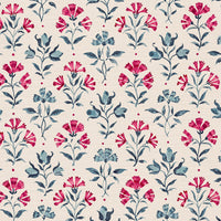 Pinky red and grey blue