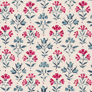 Pinky red and grey blue