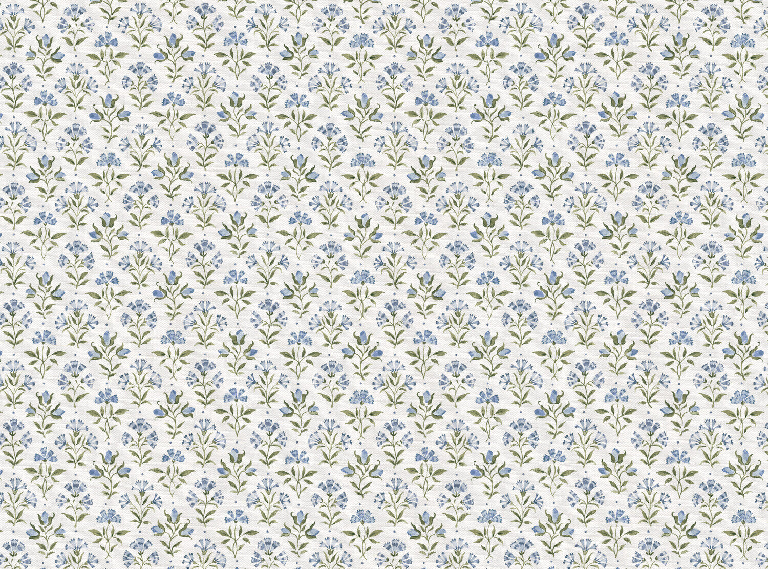CW: Soft cornflower blue and green | BASE: Luxury Linen