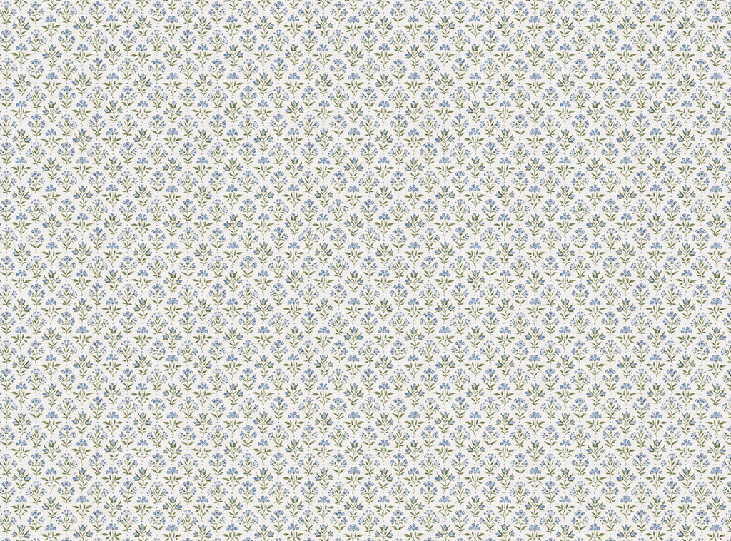 CW: Soft cornflower blue and green | BASE: Luxury Linen