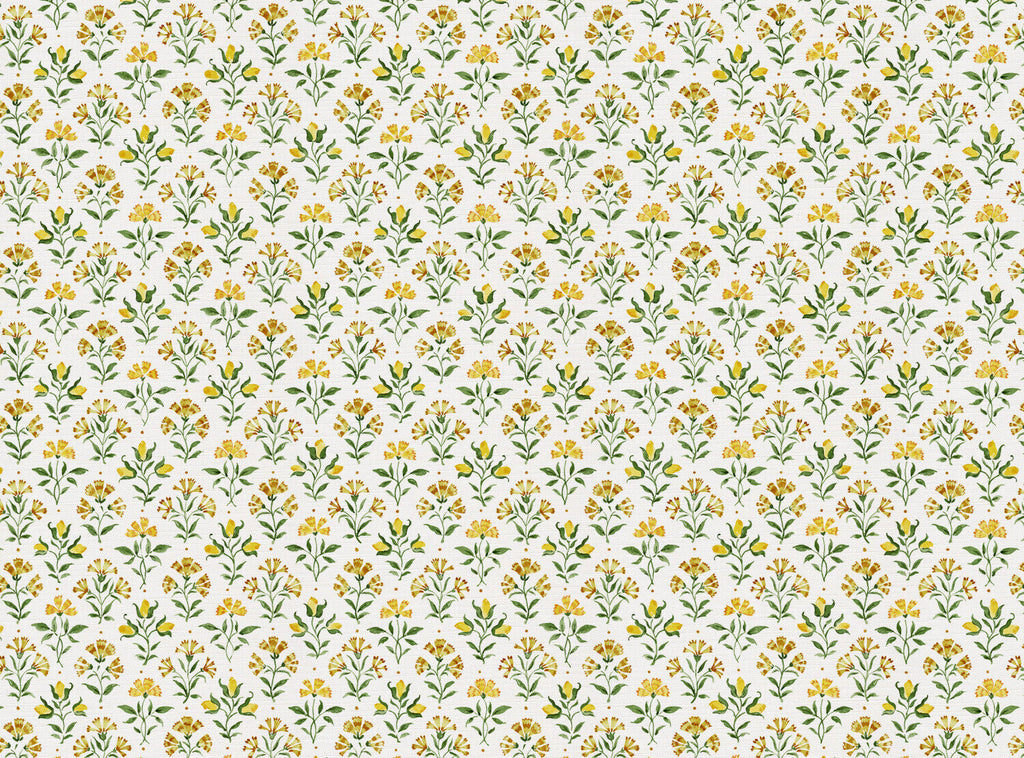 CW: Yellow green white ground | BASE: Luxury Linen