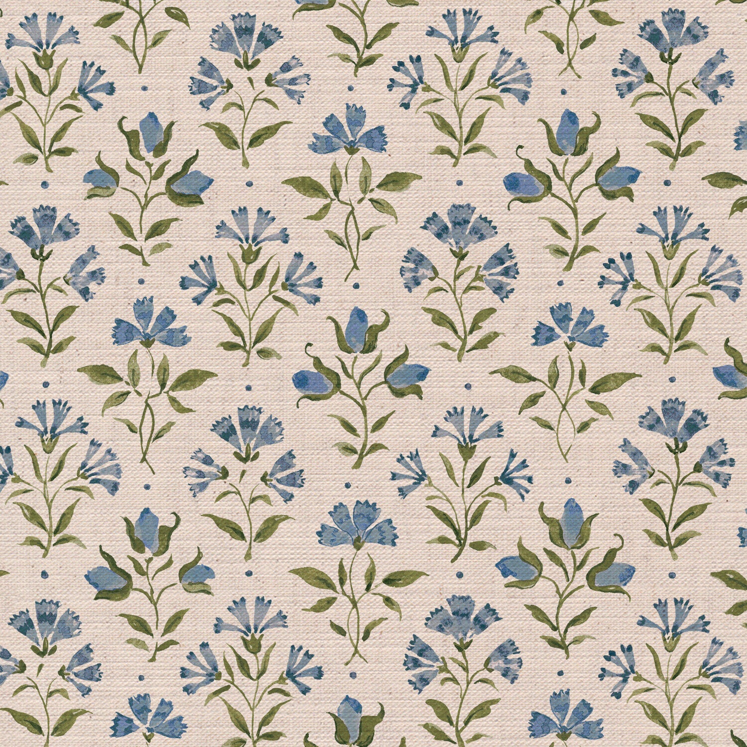 CW: Blue and moss green | BASE: Mercia Linen | HERO