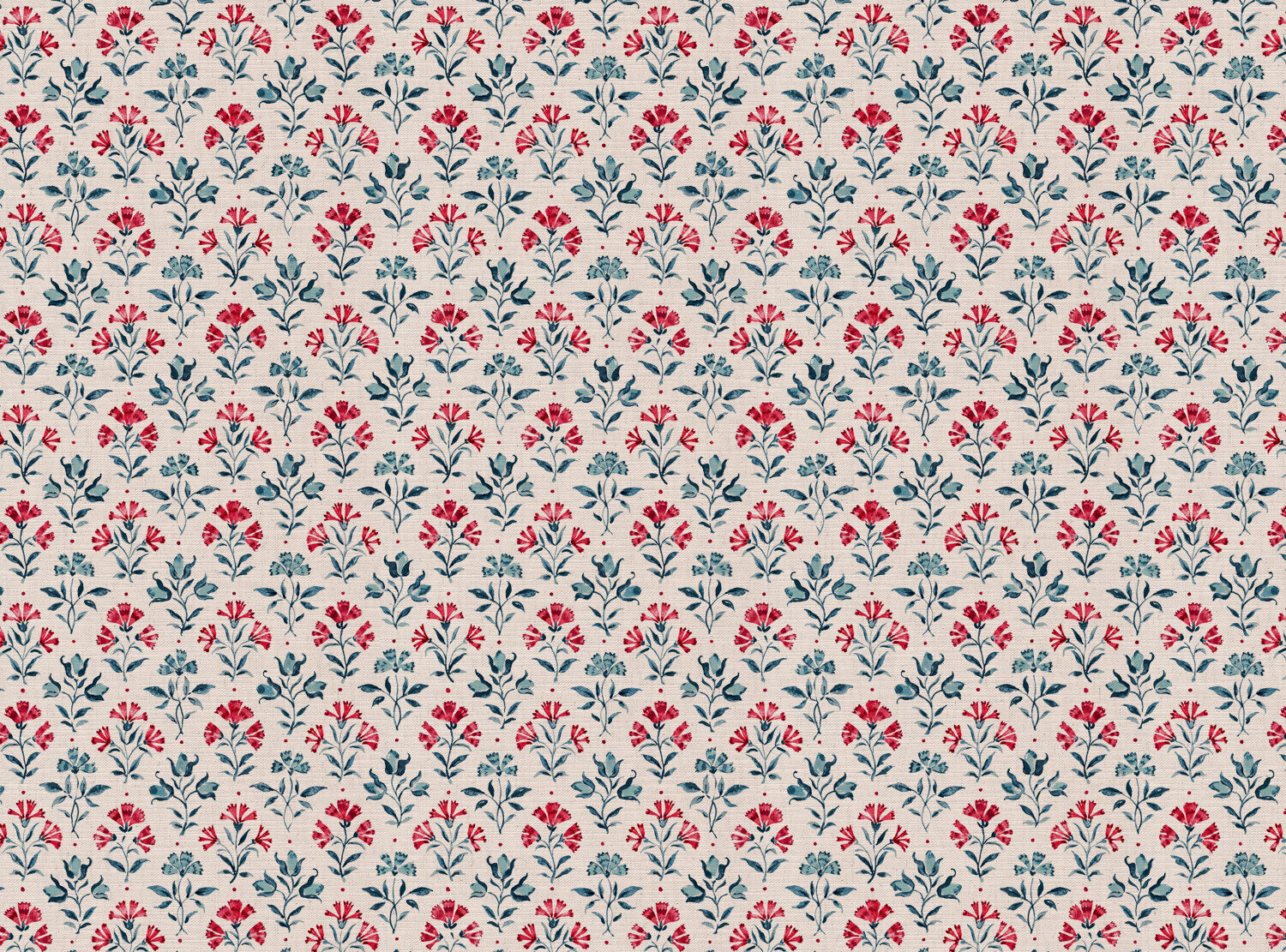 CW: Bright blue and red | BASE: Mercia Linen