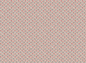 Coral and grey blue
