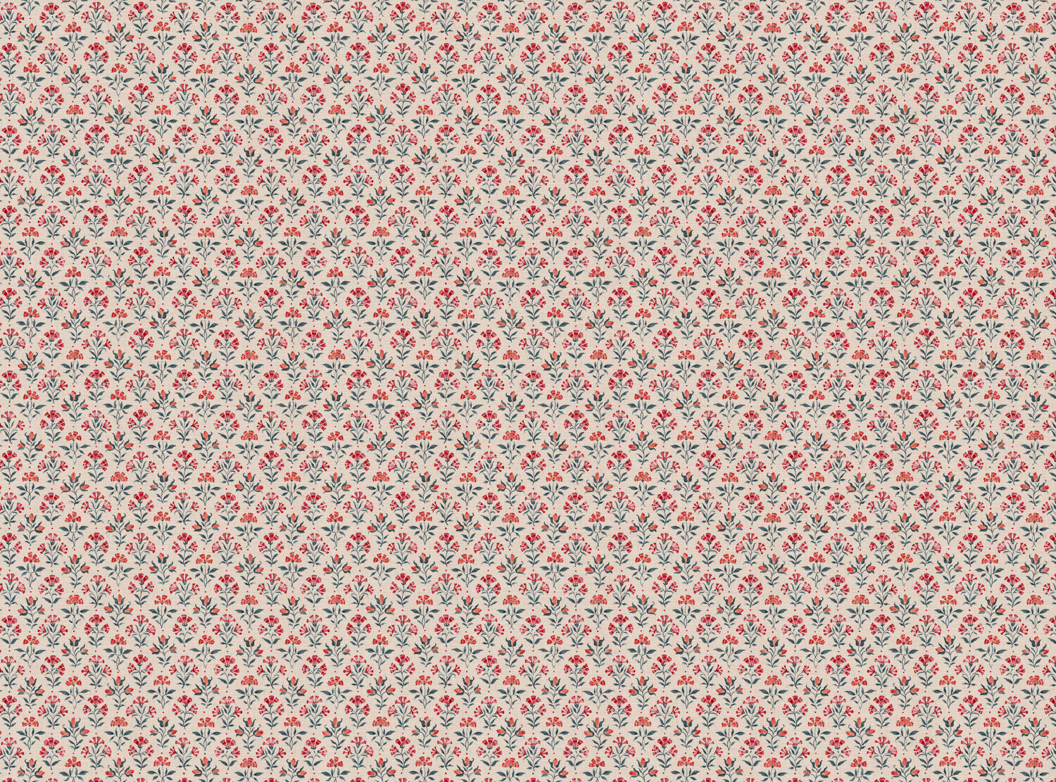 CW: Coral and grey blue | BASE: Mercia Linen