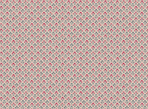 Pinky red and grey blue
