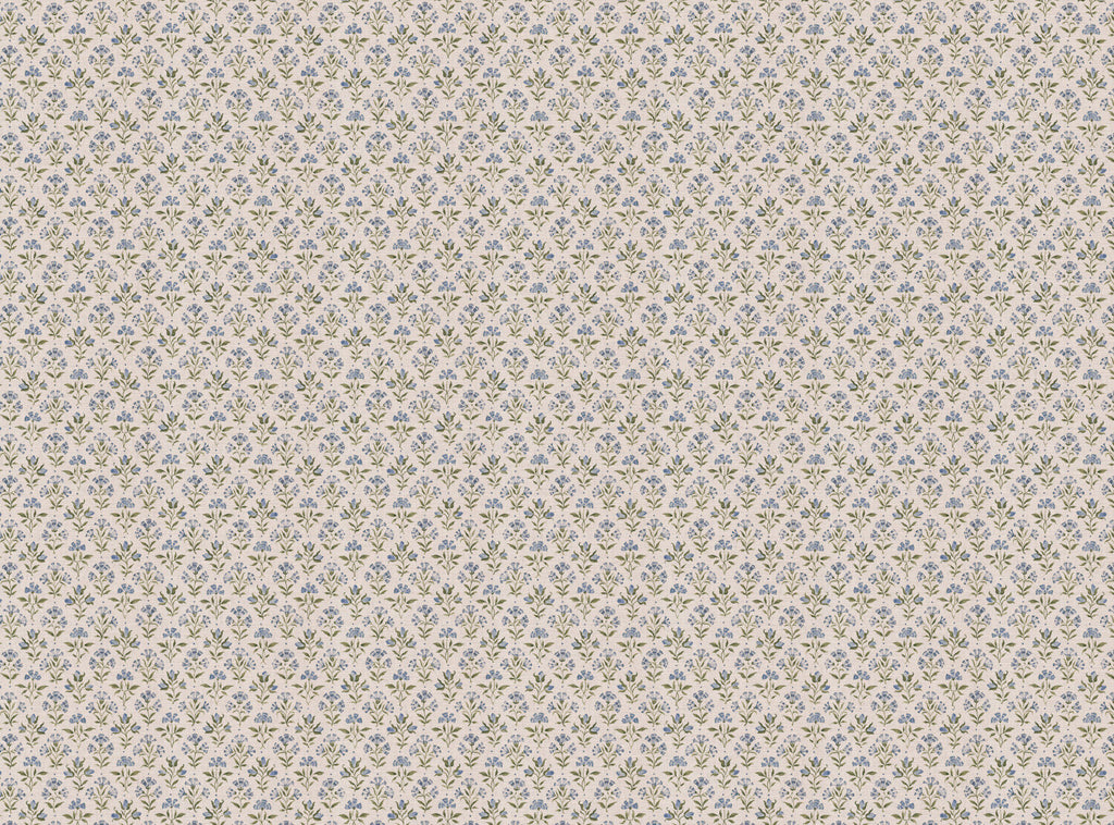 CW: Soft cornflower blue and green | BASE: Mercia Linen
