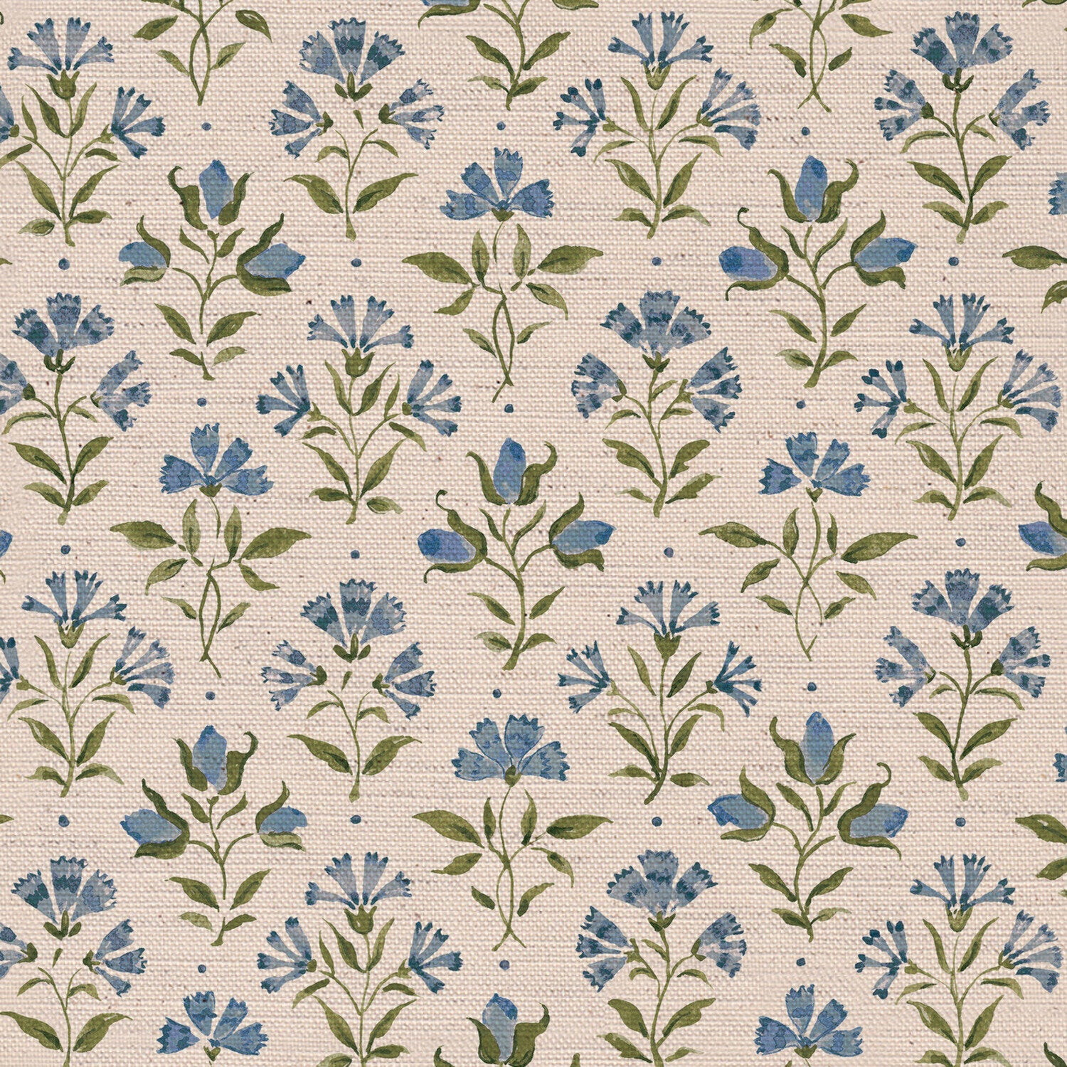 CW: Blue and moss green | BASE: Natural Luxury Linen | HERO