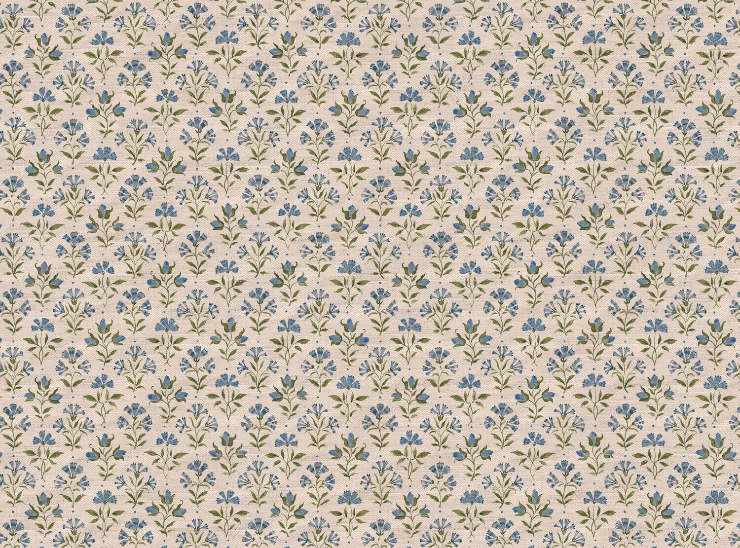 CW: Blue and moss green | BASE: Natural Luxury Linen