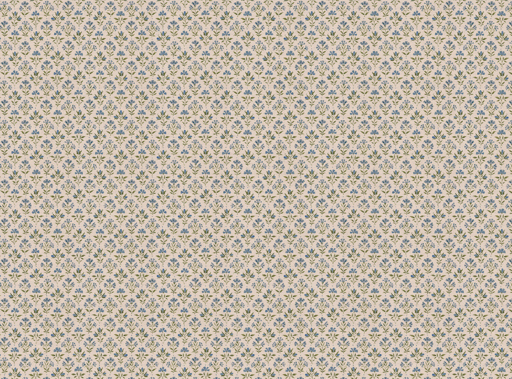 CW: Blue and moss green | BASE: Natural Luxury Linen