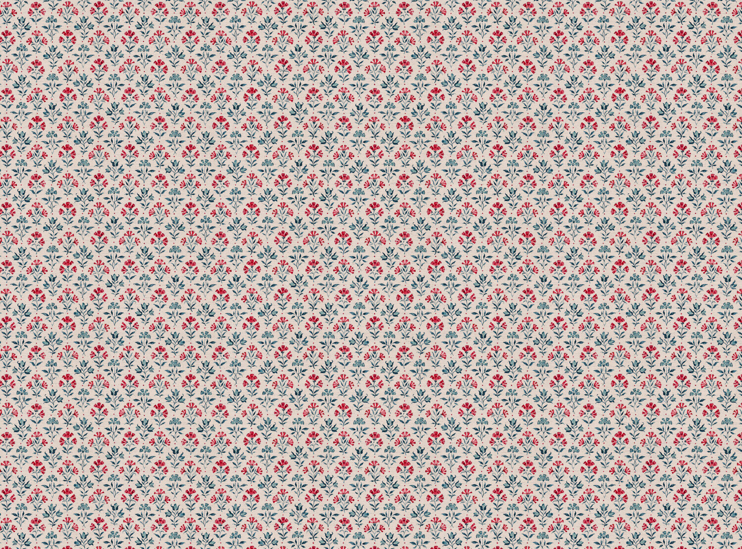 CW: Bright blue and red | BASE: Natural Luxury Linen