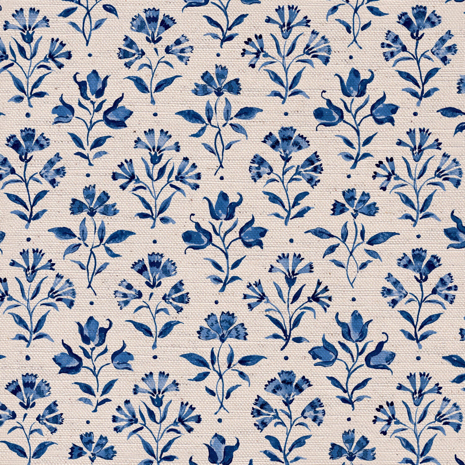 CW: Bright indigo | BASE: Natural Luxury Linen | HERO