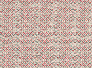 Coral and grey blue