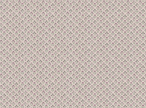 Lilac and green white ground