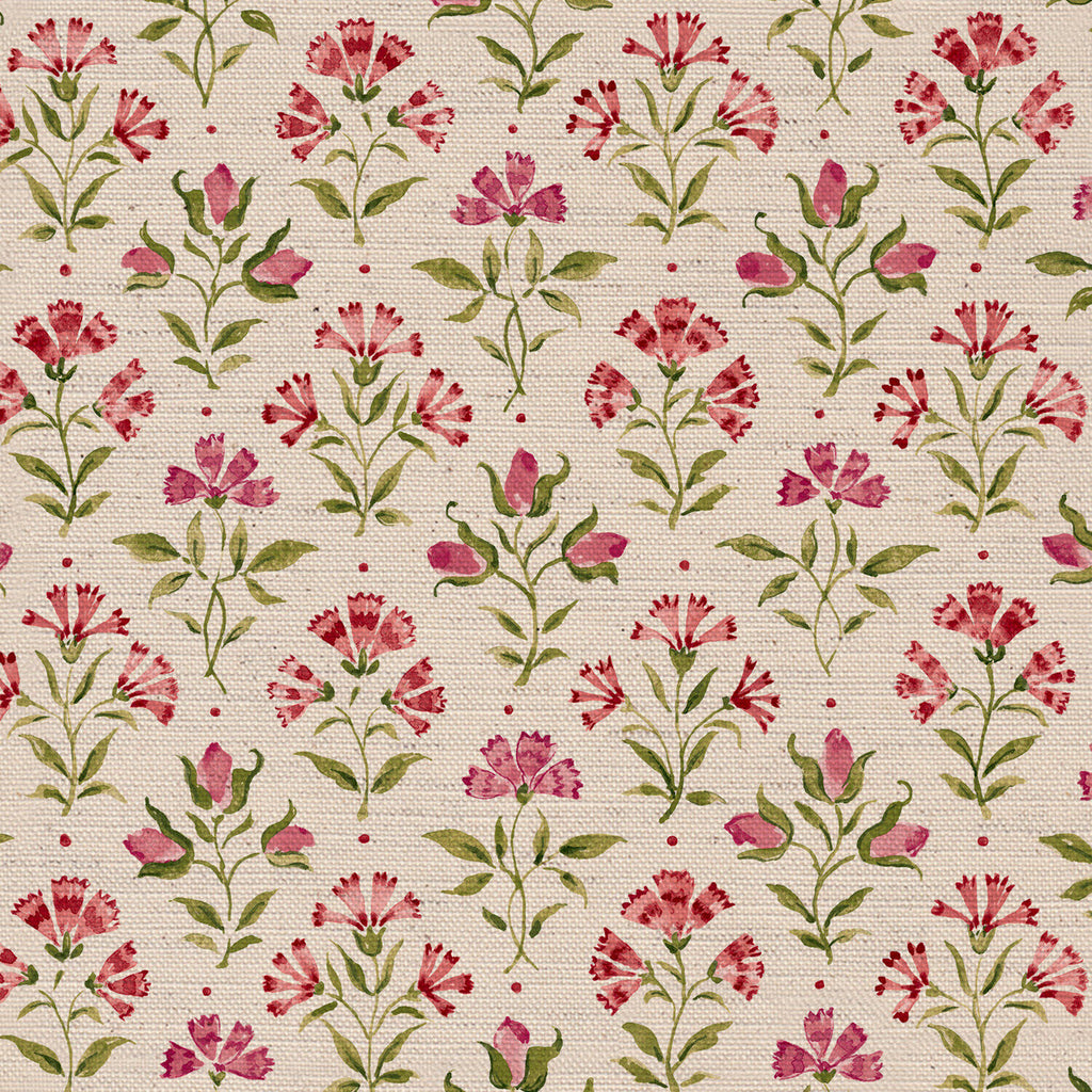 CW: Rouge pink and green | BASE: Natural Luxury Linen | HERO