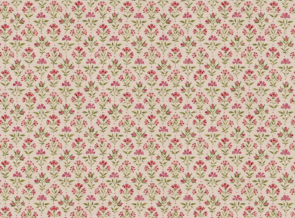 CW: Rouge pink and green | BASE: Natural Luxury Linen