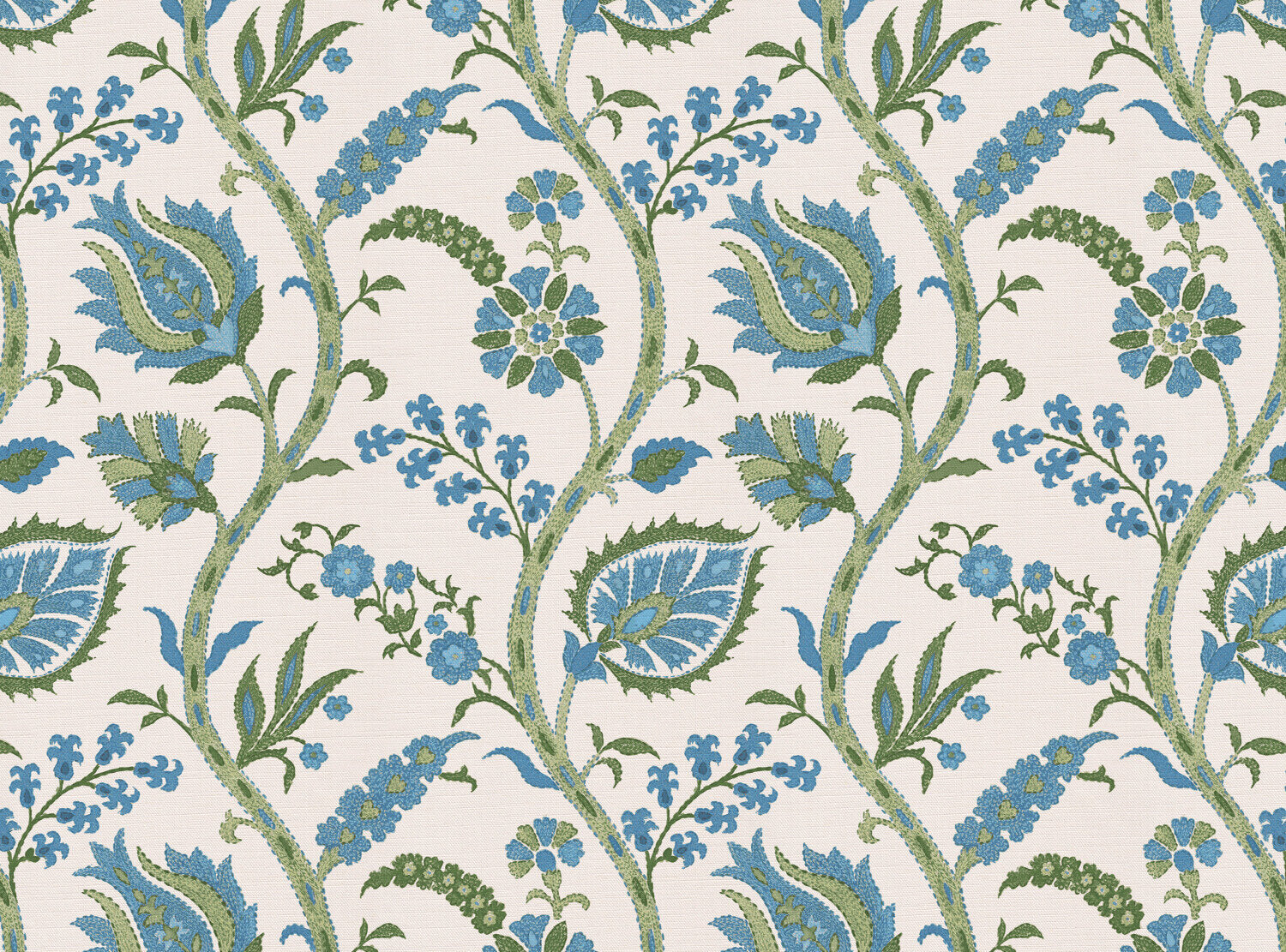 CW: Blue and moss green | BASE: Luxury Linen