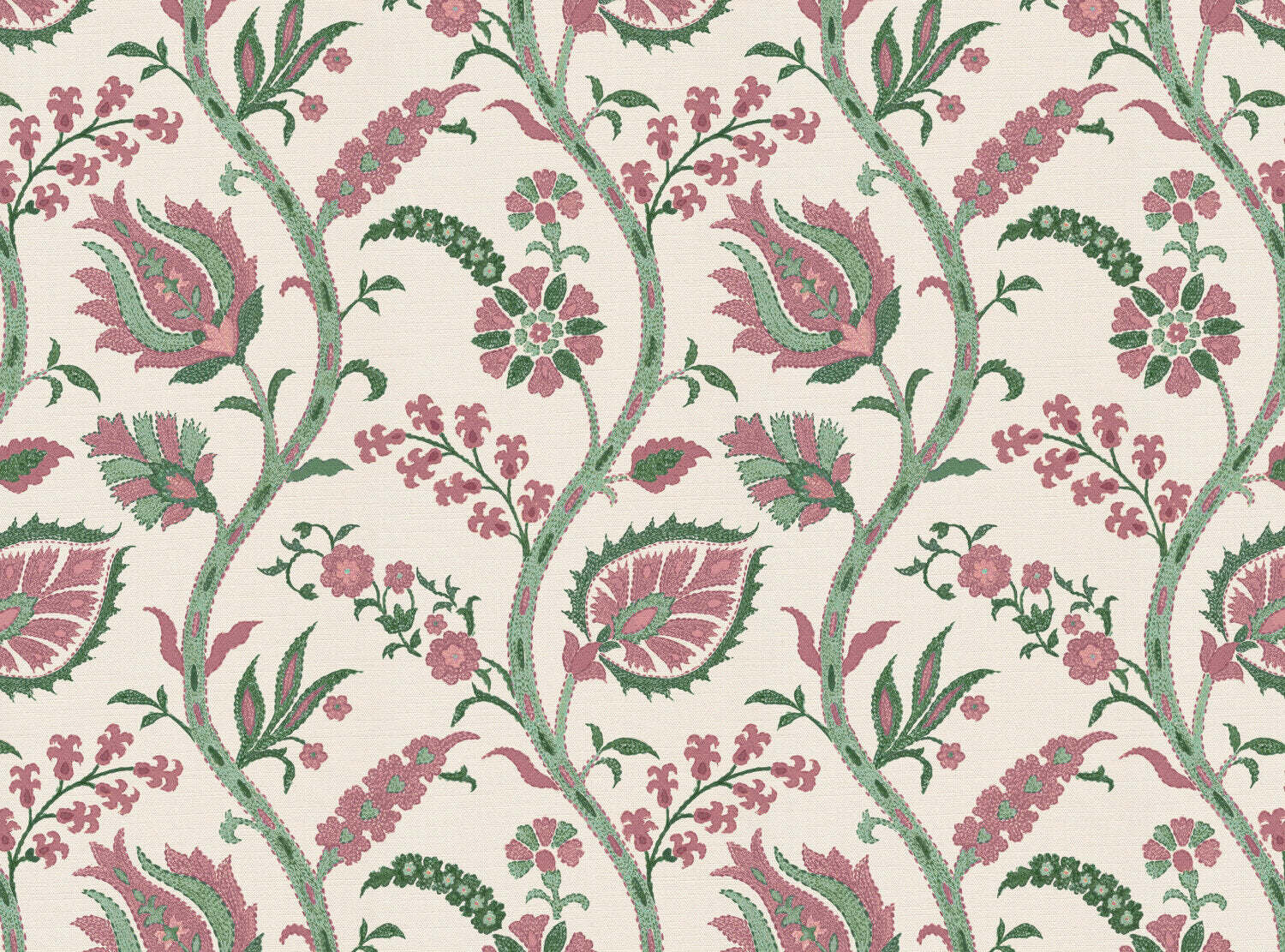 CW: Soft pink and racing green | BASE: Luxury Linen
