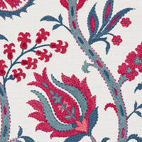 Warm red and blues