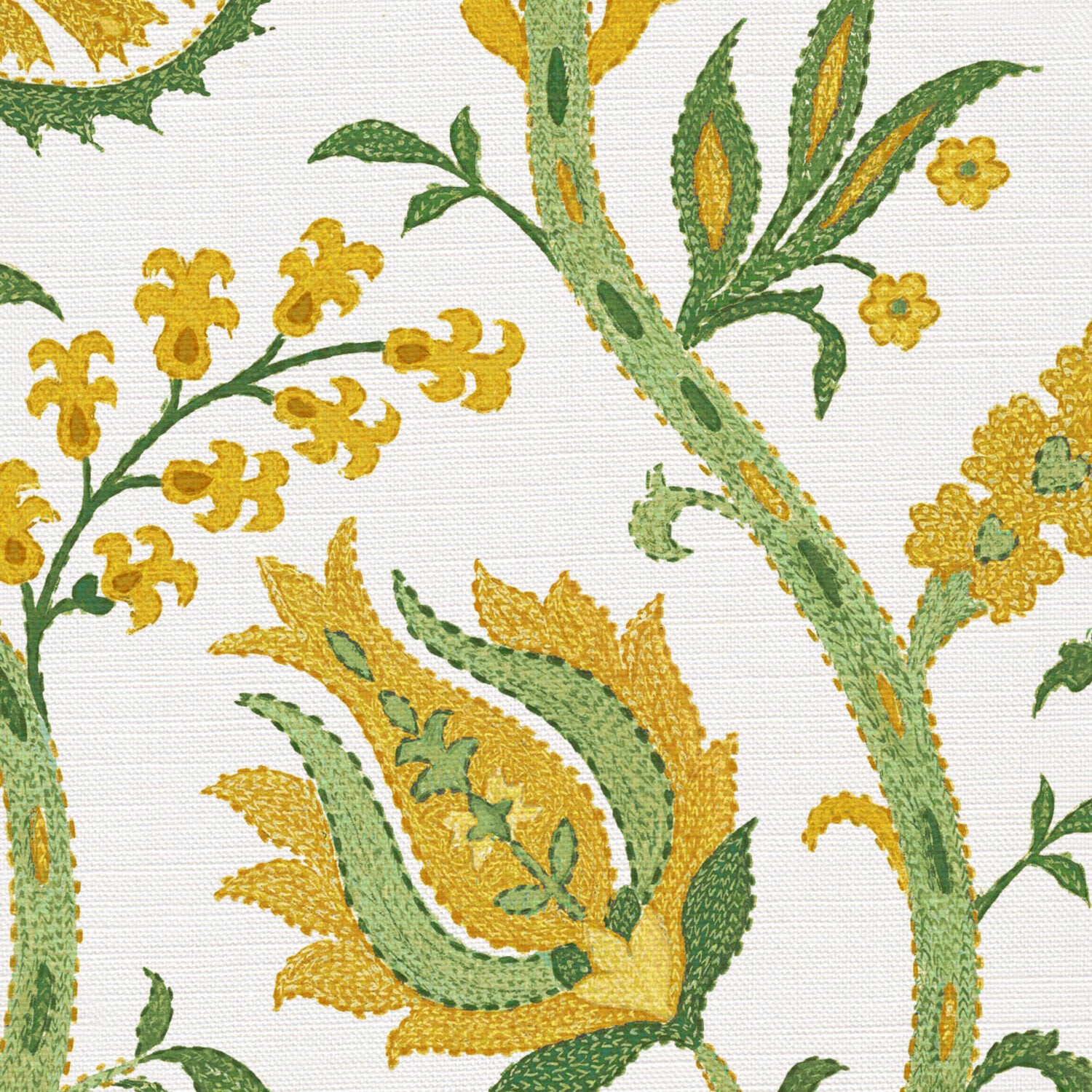 CW: Yellow and green | BASE: Luxury Linen | HERO