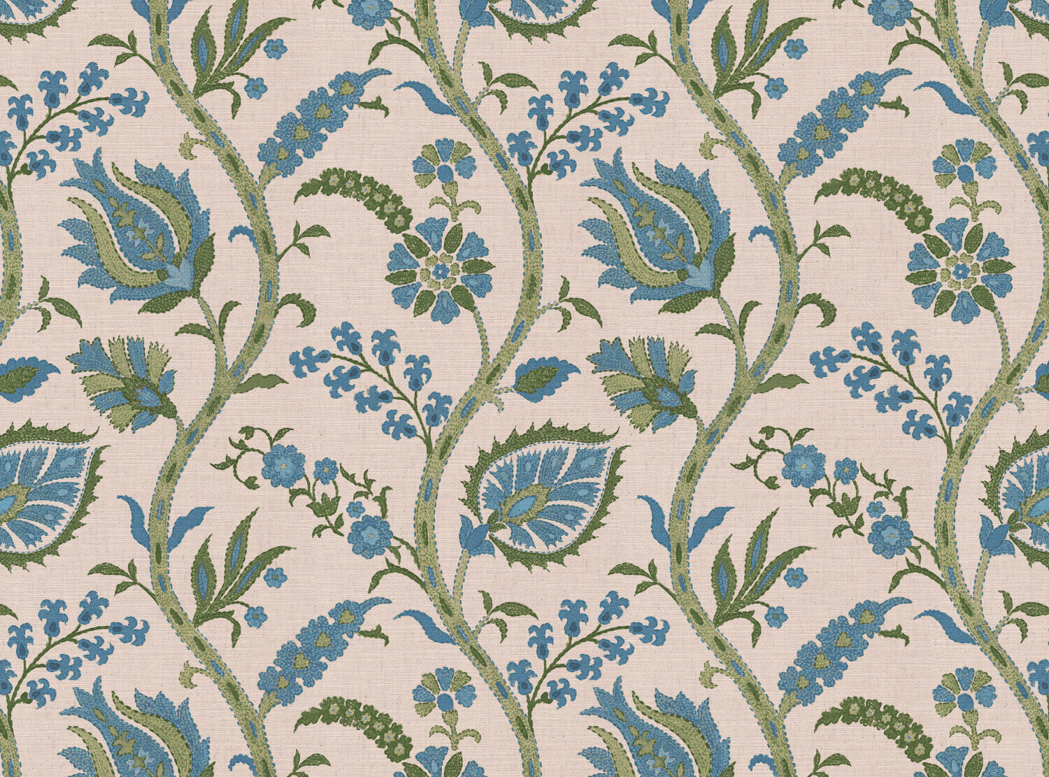 CW: Blue and moss green | BASE: Mercia Linen