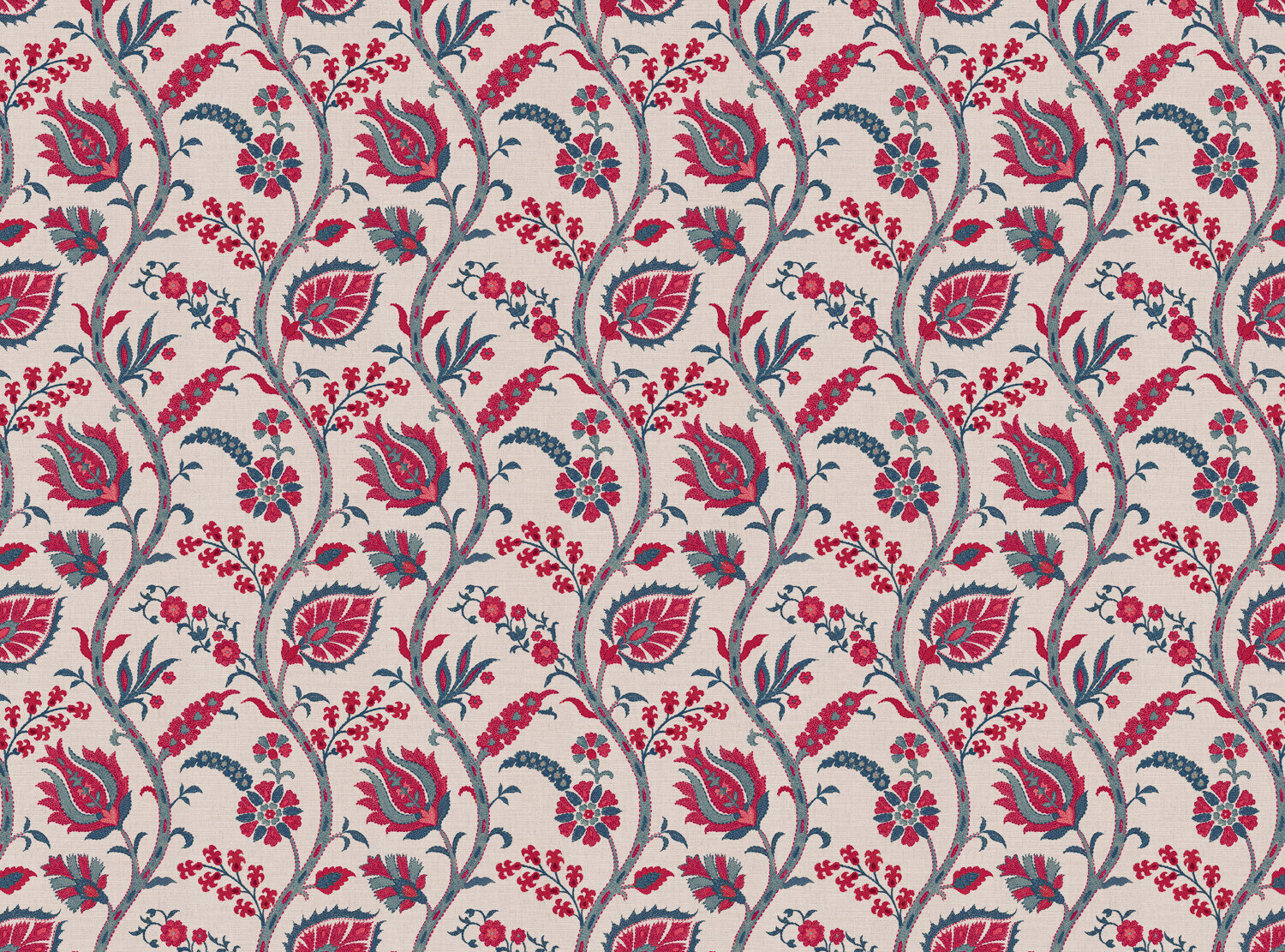 CW: Warm red and blues | BASE: Mercia Linen