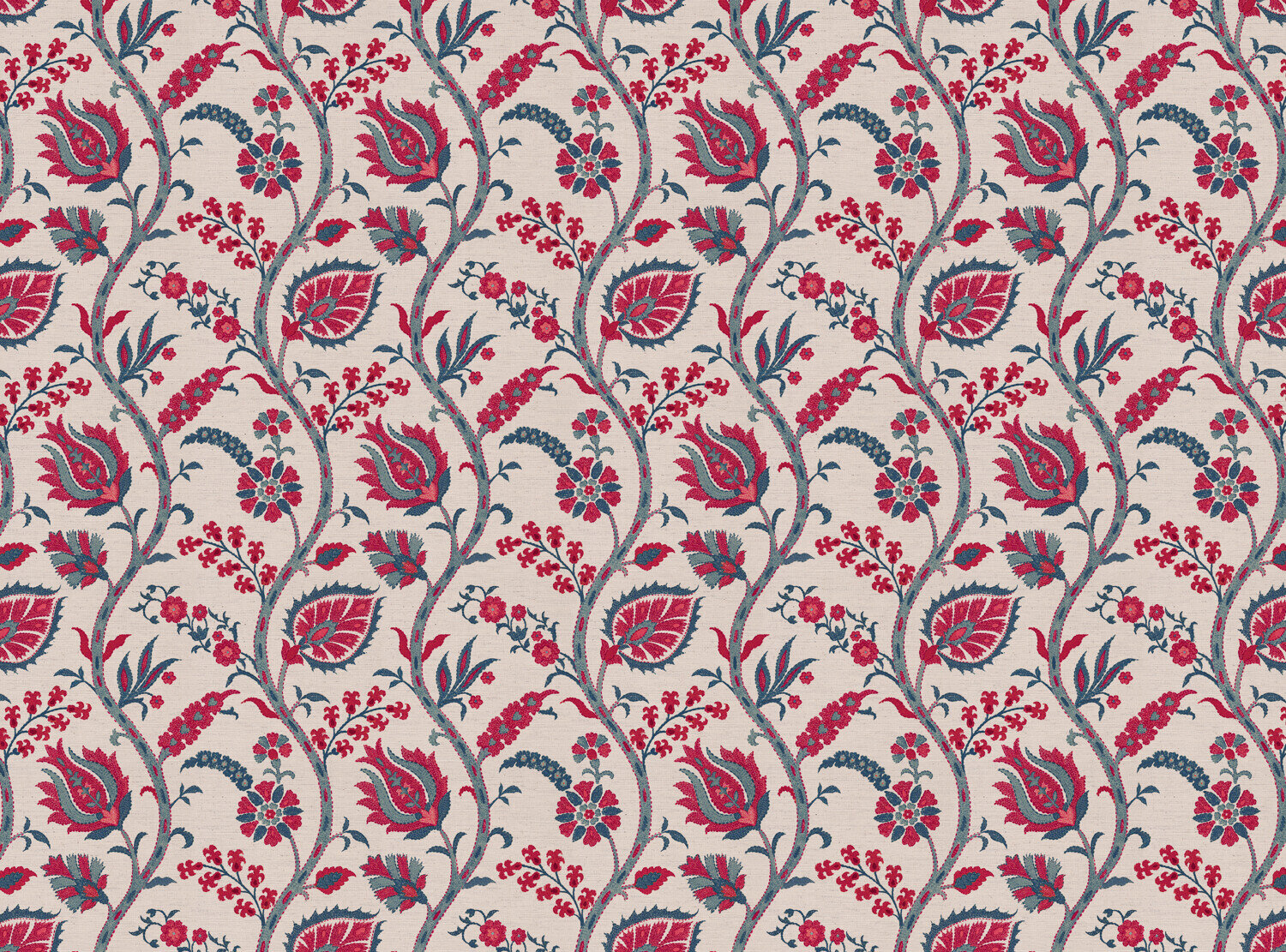 CW: Warm red and blues | BASE: Natural Luxury Linen