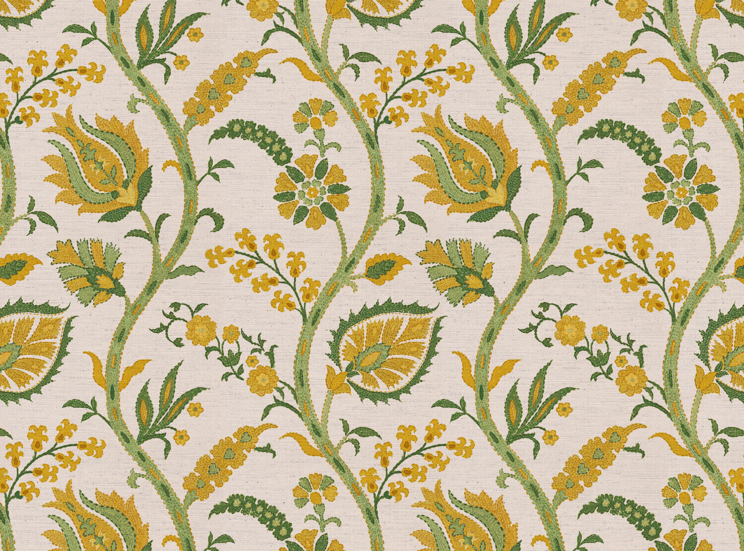 CW: Yellow and green | BASE: Natural Luxury Linen