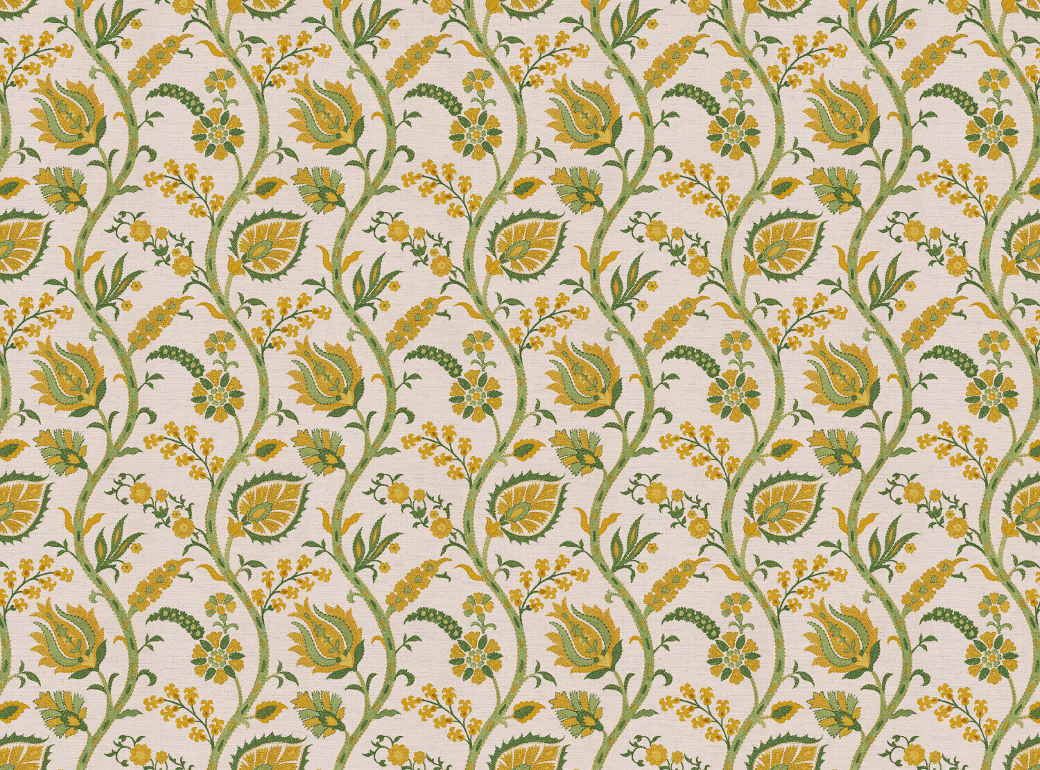 CW: Yellow and green | BASE: Natural Luxury Linen
