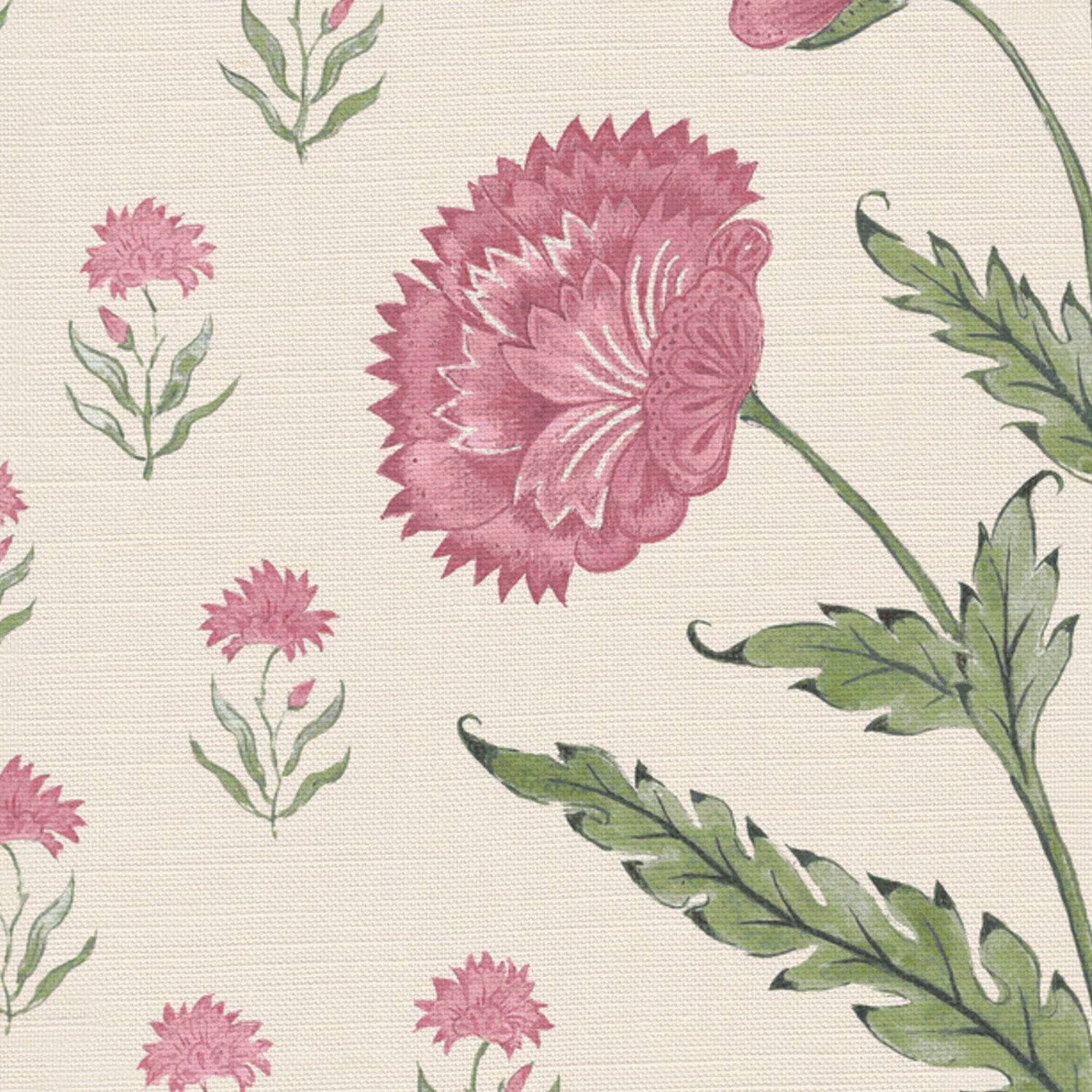 CW: Wild orchid pink and green | BASE: Luxury Linen | HERO
