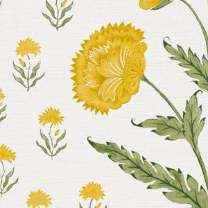 Yellow and moss green